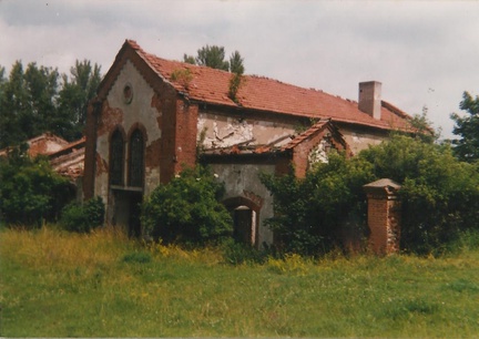 Zabudowa starej gorzeli w Chrobrzu.