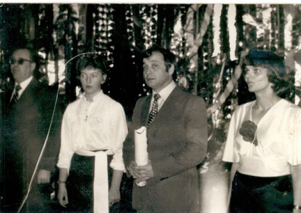 1980r., inauguracja balu studniówkowego