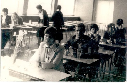 1981r., przed egzaminem  maturalnym