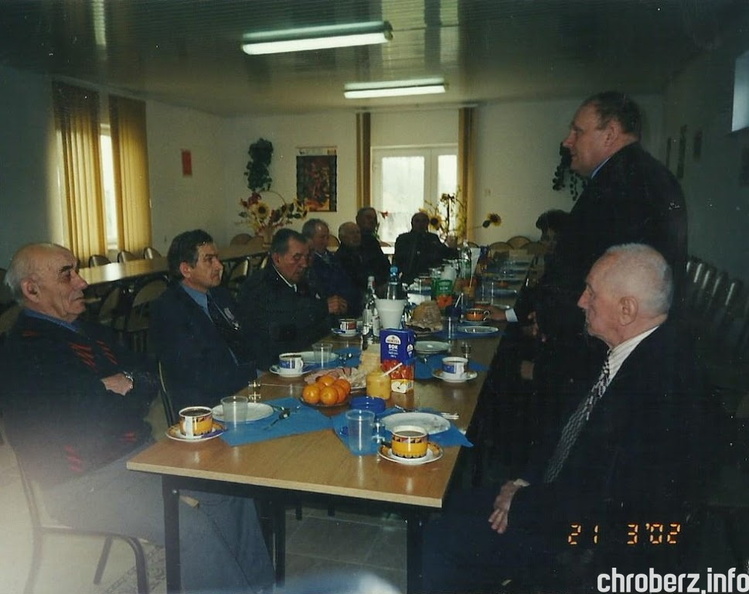 Rok 2002 spotkanie z kombatantami z gminy Złota