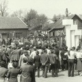 Uroczystość nadania Krzyżu Grunwaldu Gminie Złota. Rok 1985.