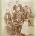 Mikołaj Gandera oraz Maria z domu Sęsoła w dniu ślubu. Wojsławice - Chroberz rok 1905.